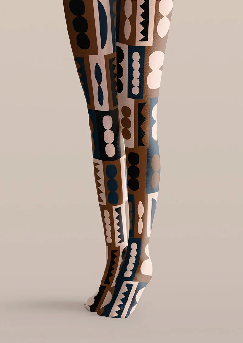 Hopi Pottery Mark Tights Hosiery Pantyhose