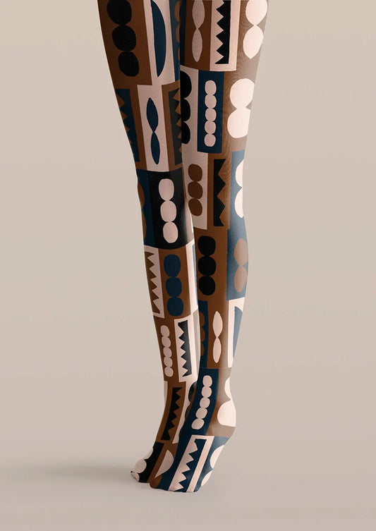 Hopi Pottery Mark Tights Hosiery Pantyhose