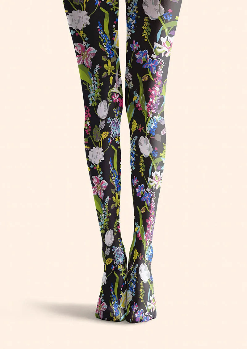 Floral pattern Wild Florals Tights Hosiery Pantyhose