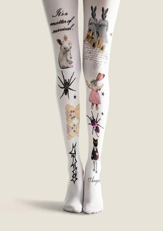 Bad Bunny Dream Y2K Style Tights Hosiery Pantyhose