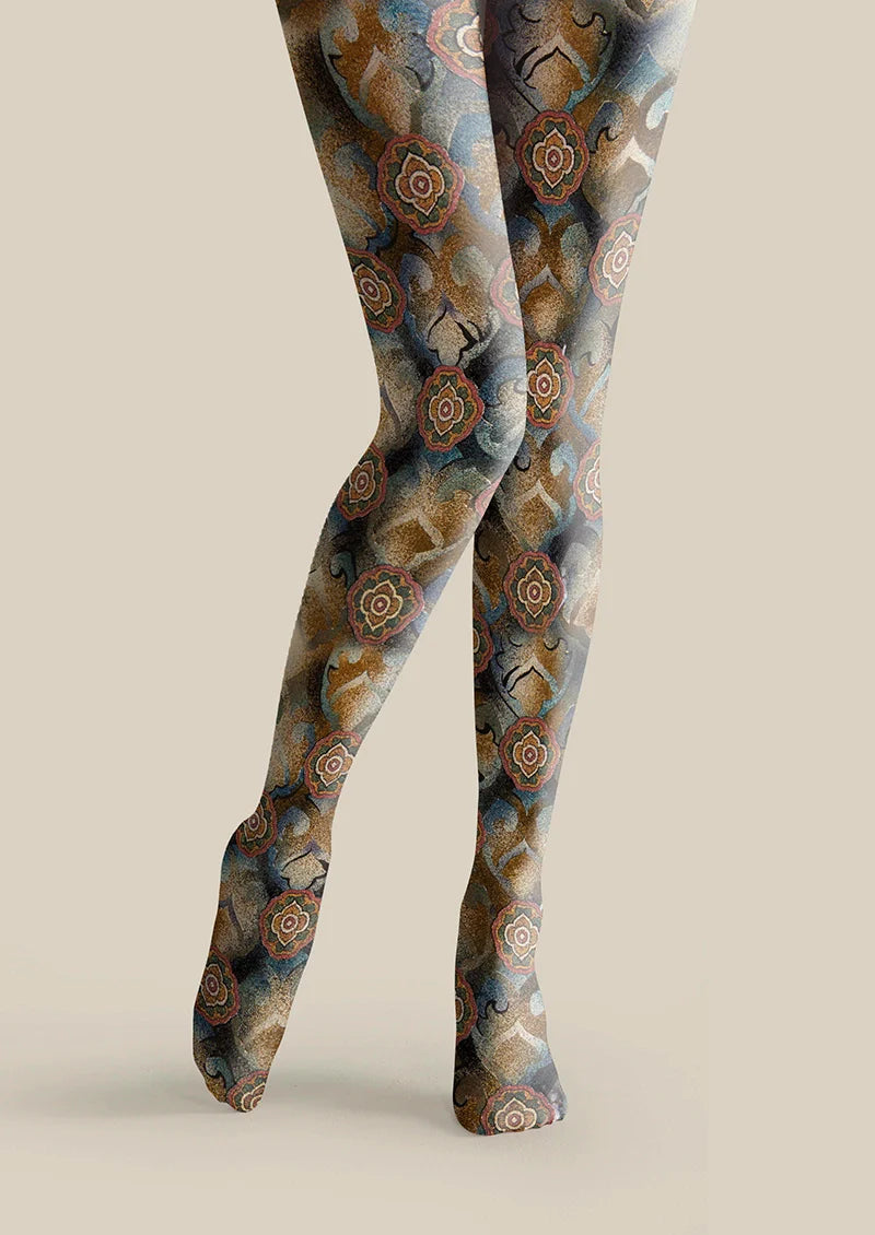 Lacquer Bloom Tights Hosiery Pantyhose