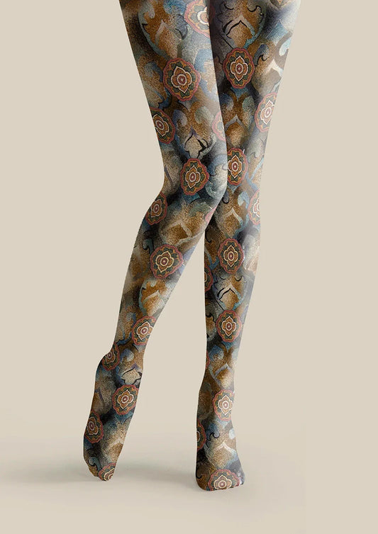 Lacquer Bloom Tights Hosiery Pantyhose