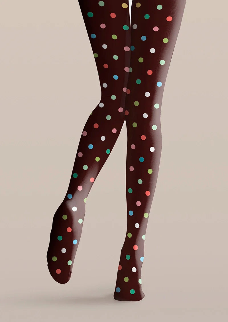 Colorful Polka Dots Tights Hosiery Pantyhose