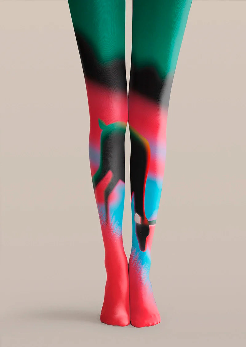 Psychedelic deer Tights Hosiery Pantyhose