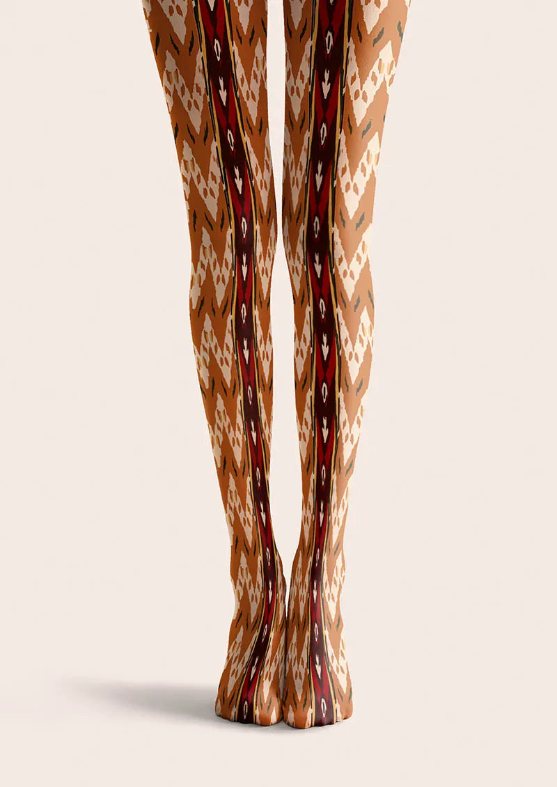 Caramel Lines Tights Hosiery Pantyhose