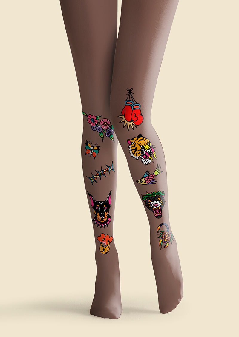 Beast Theater Tights Hosiery Pantyhose