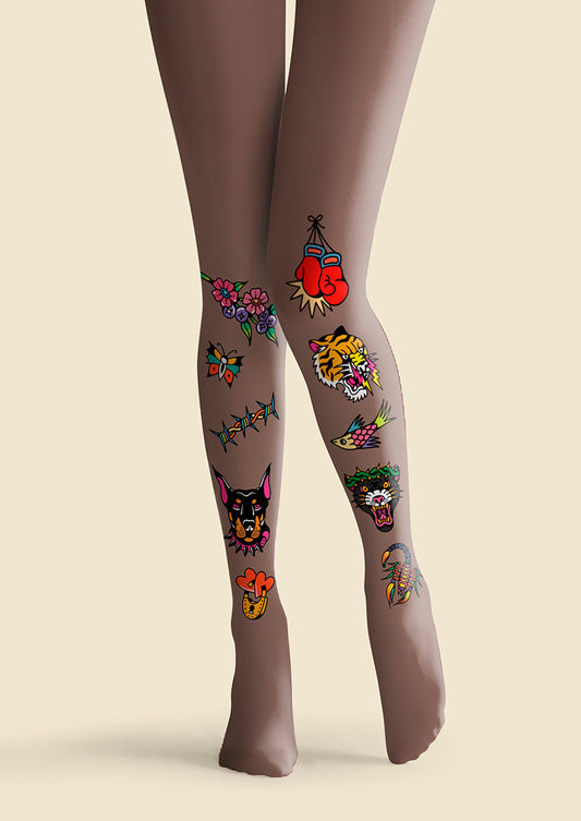 Beast Theater Tights Hosiery Pantyhose