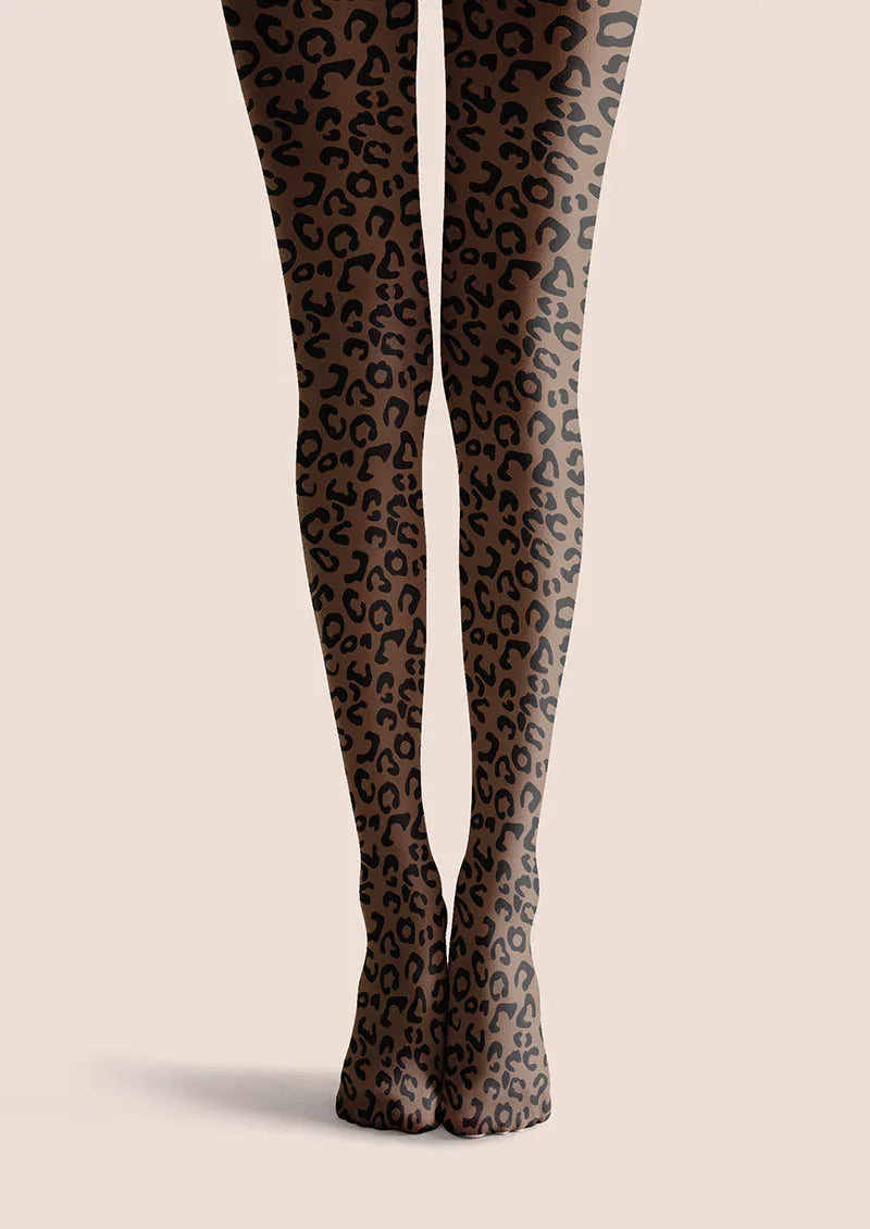 Neo Leopard Tights Hosiery Pantyhose