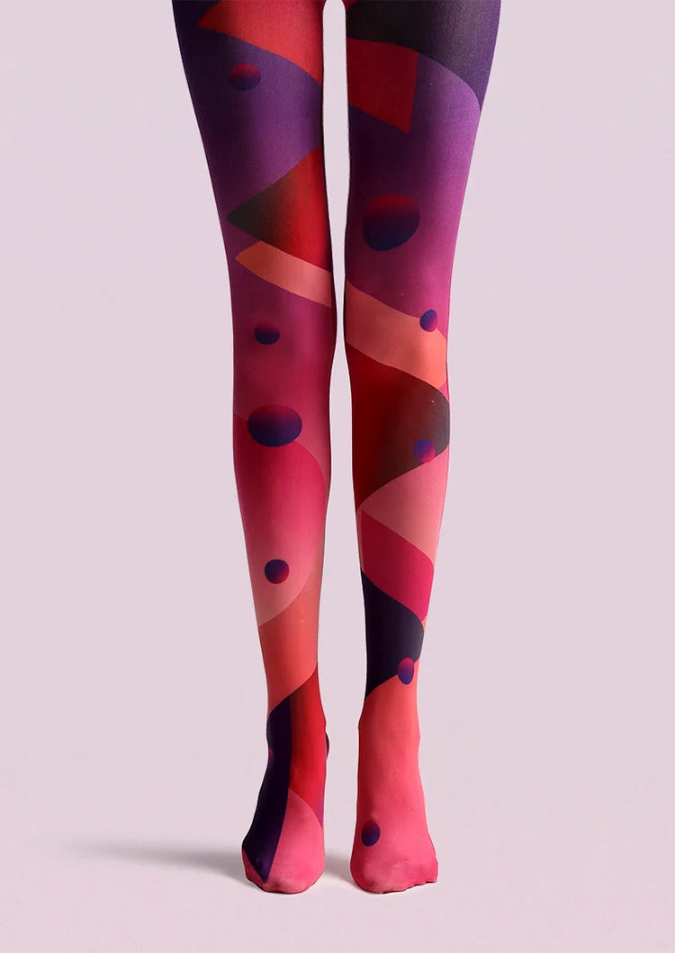 Cyberpunk Combustion Space  Print Tights Hosiery Pantyhose