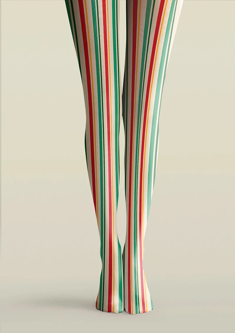Christmas Candy Tights Hosiery Pantyhose