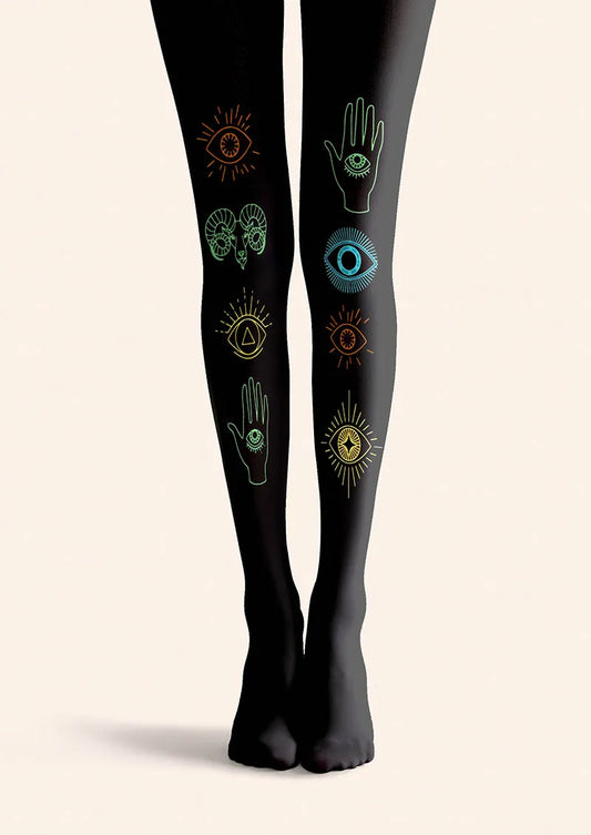 Bohemia Mystic Hand Tights Hosiery Pantyhose
