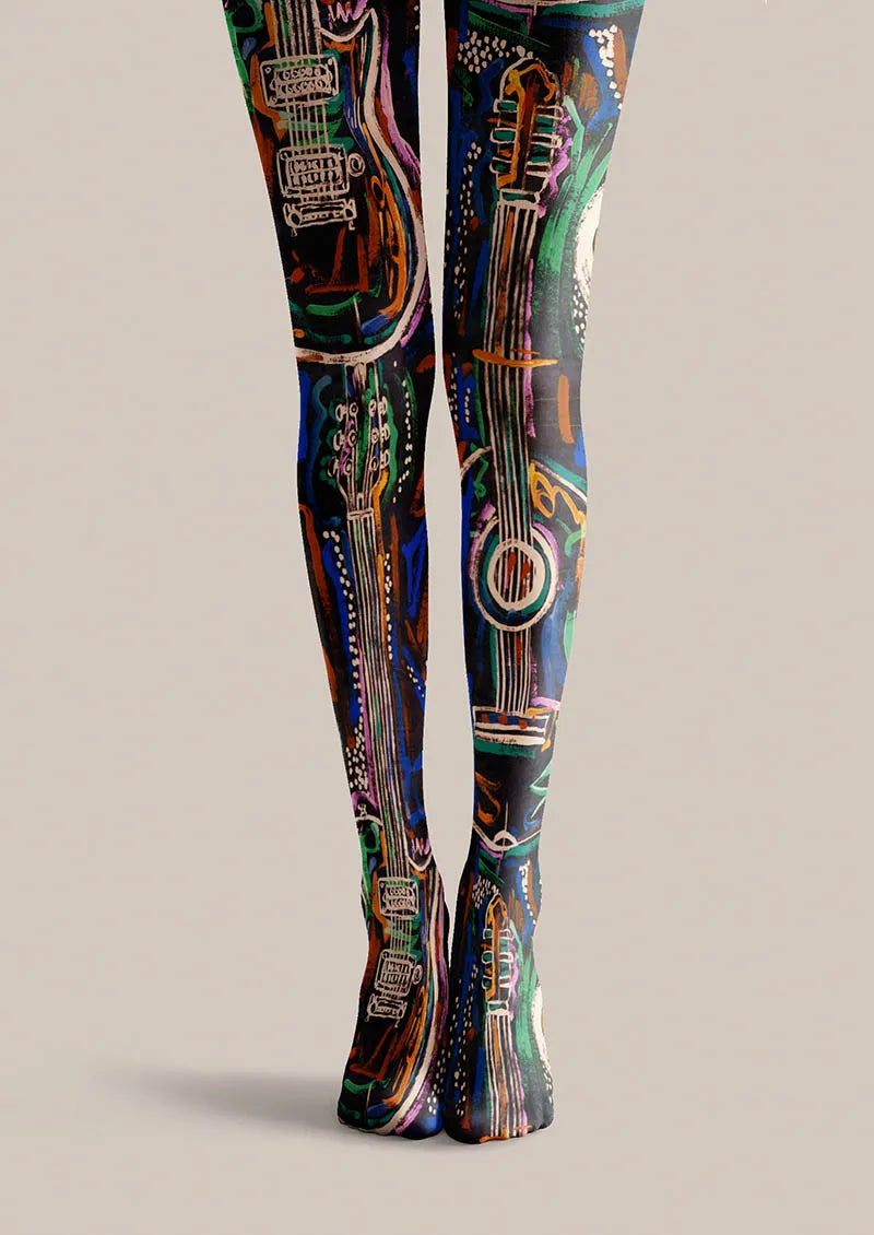 Musical elements Electro Circuit Tights Hosiery Pantyhose
