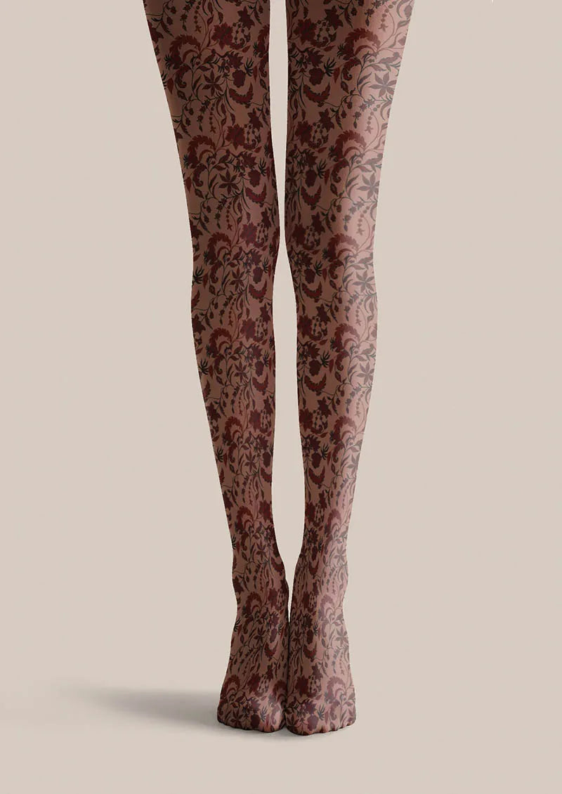 Floral pattern Vintage Petals Tights Hosiery Pantyhose