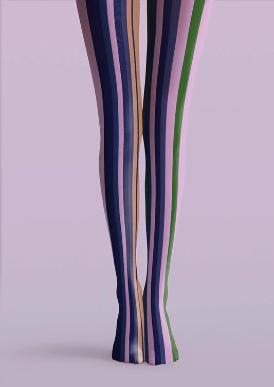 Purple stripes Tights Hosiery Pantyhose