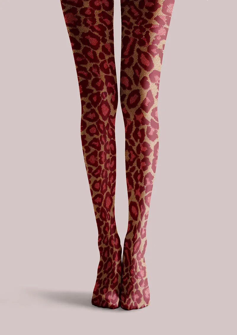 Scarlet Tiger Tights Hosiery Pantyhose