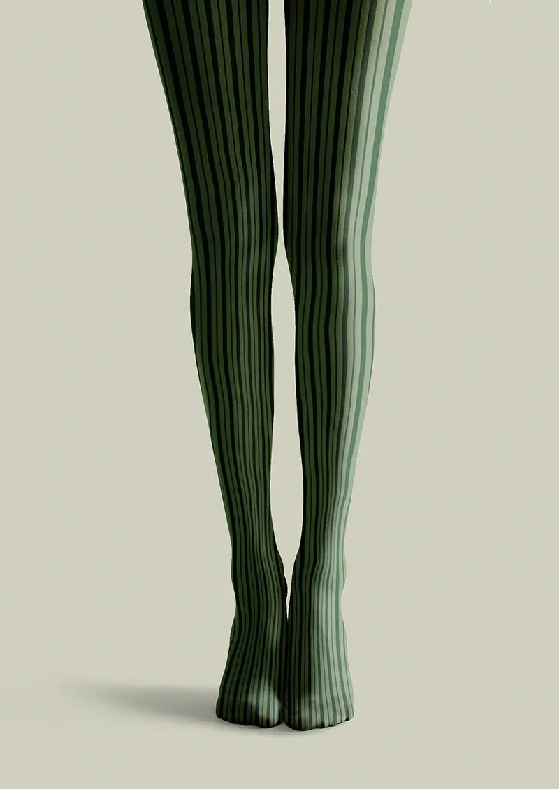 Geometric Art Forest Lines Tights Hosiery Pantyhose