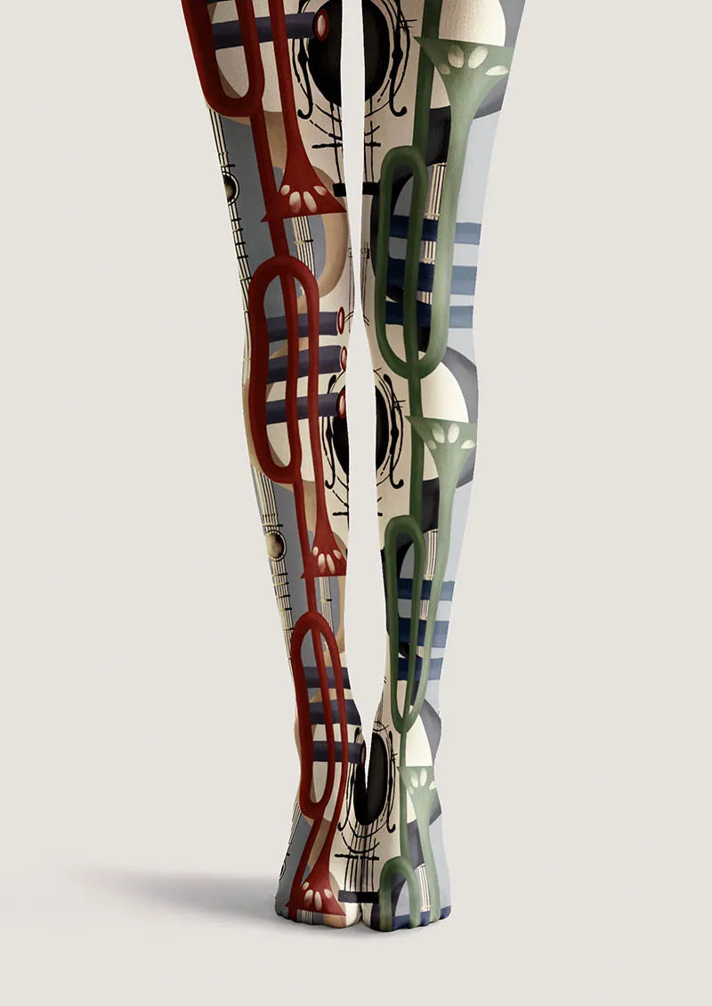 Musical elements Rhythm Collage Tights Hosiery Pantyhose
