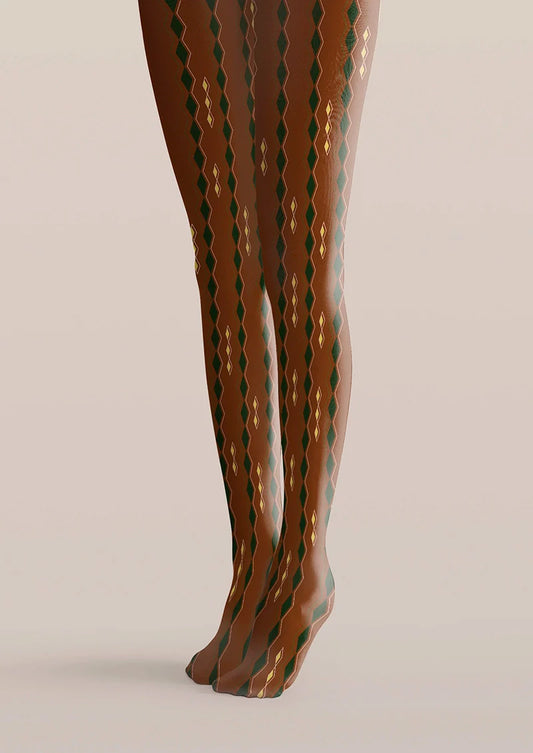 Diamond stripes Tights Hosiery Pantyhose