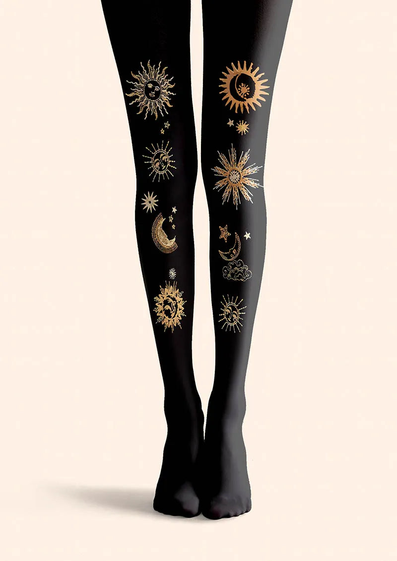 Bohemia Sun & Moon Spell Tights Hosiery Pantyhose
