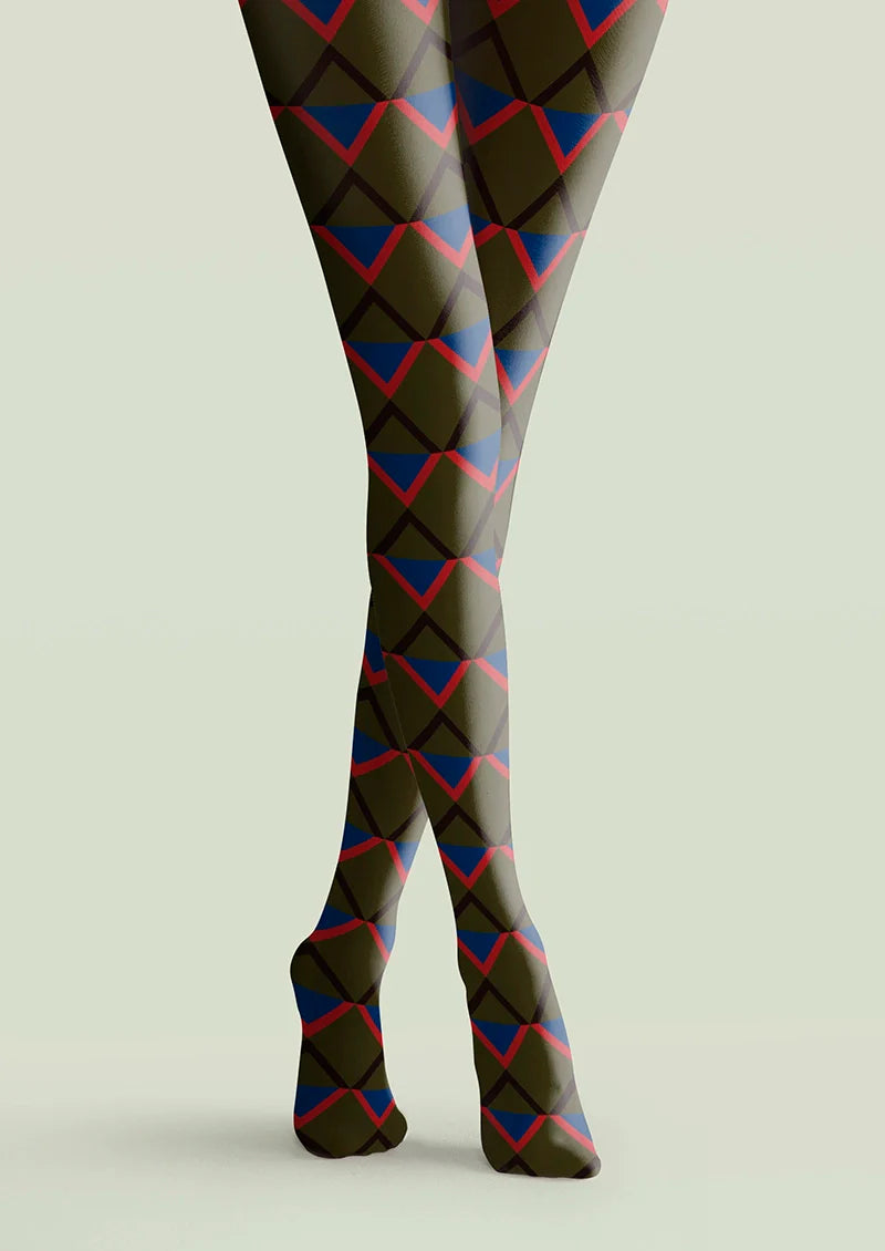 Inky Matrix Tights Hosiery Pantyhose