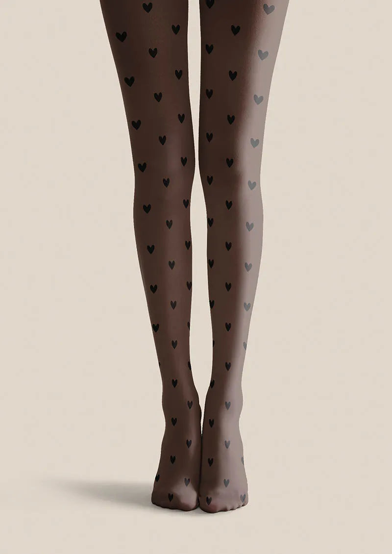 Valentine's Day Heart Dots Tights Hosiery Pantyhose