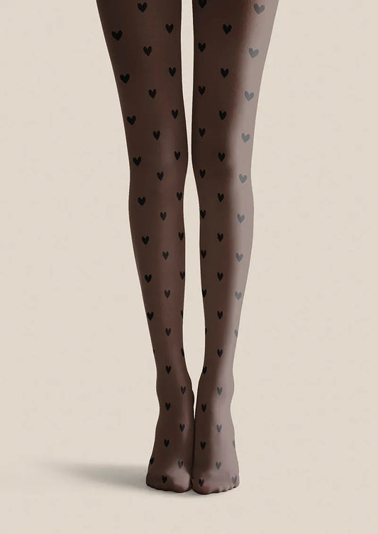Valentine's Day Heart Dots Tights Hosiery Pantyhose
