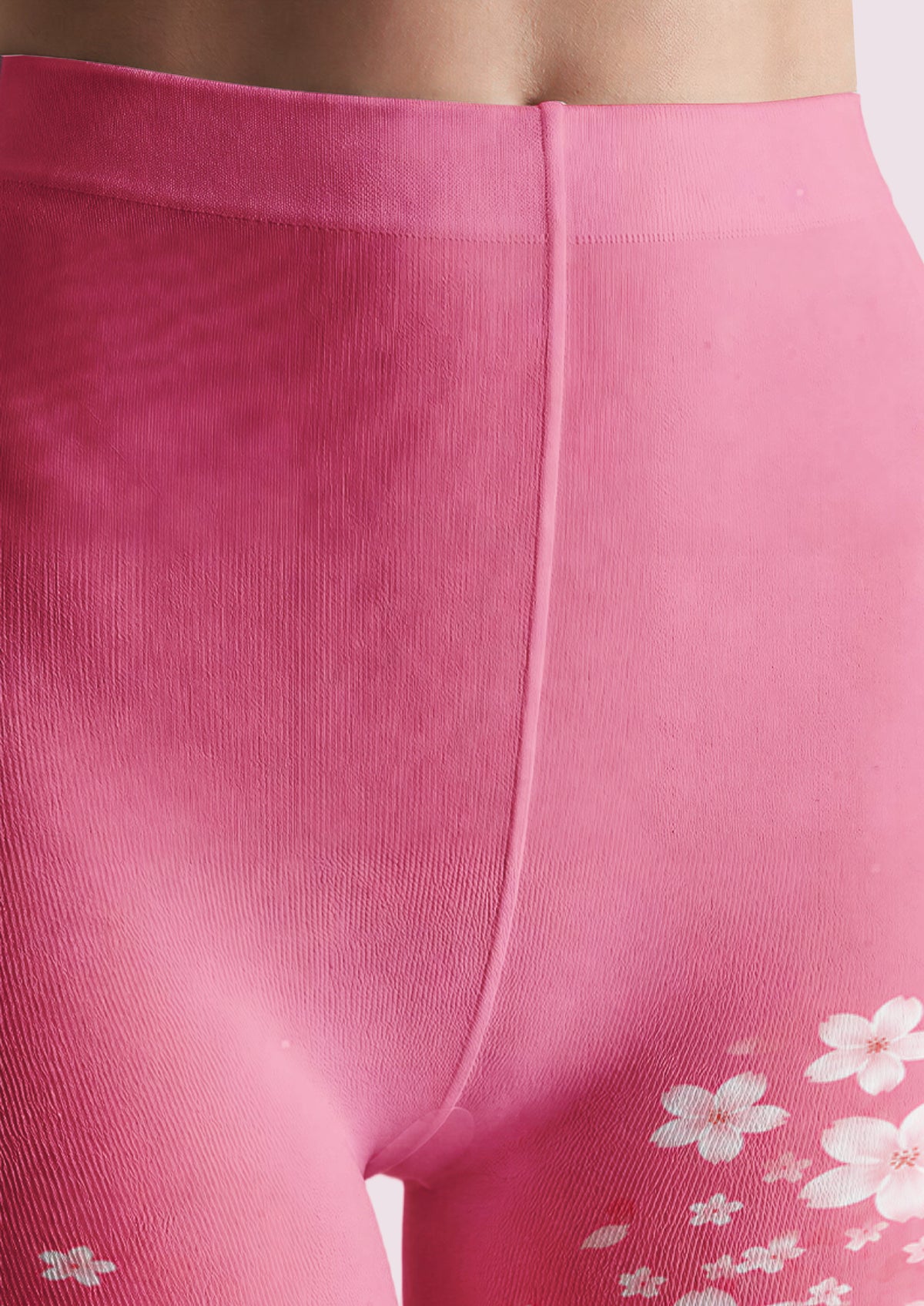 Pink Cherry Blossom Tights