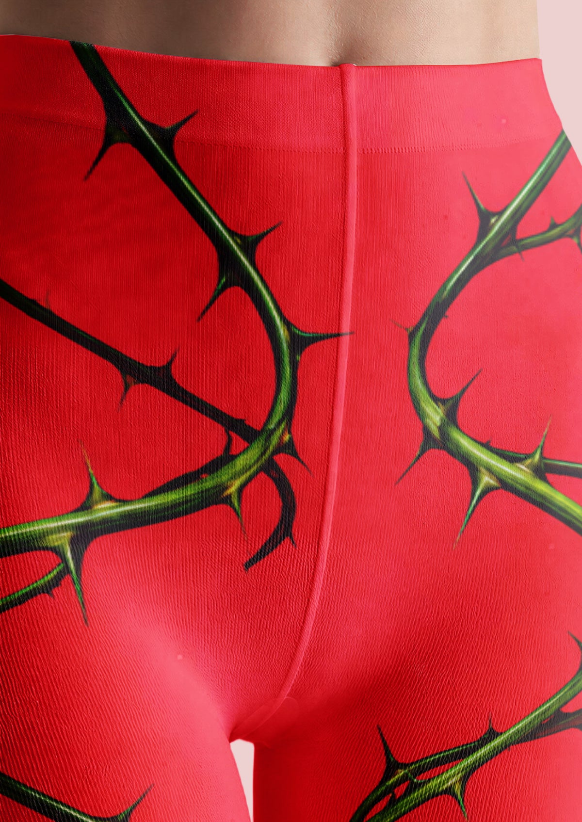 Red Thorn Vine Tights