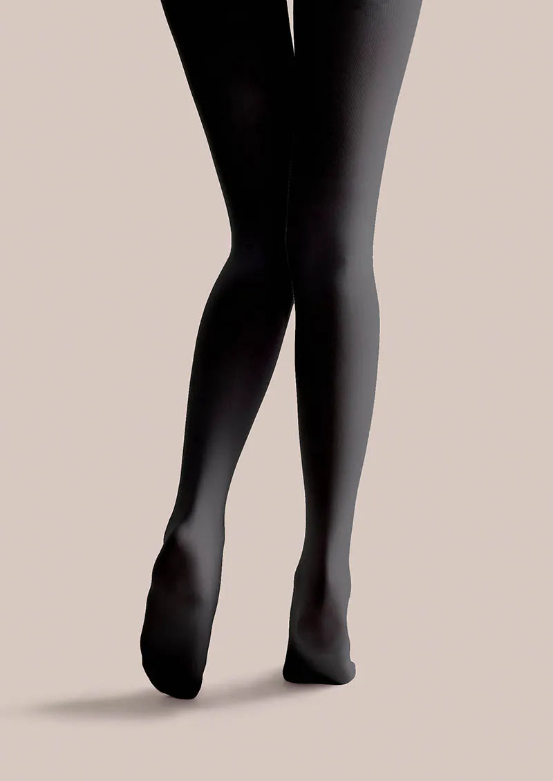 Midnight Garden Floral Tights Hosiery Pantyhose