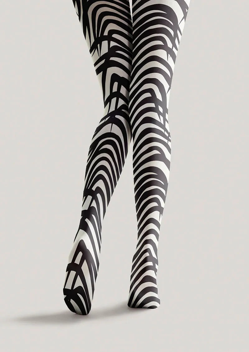 Floral pattern Feather Lines Tights Hosiery Pantyhose