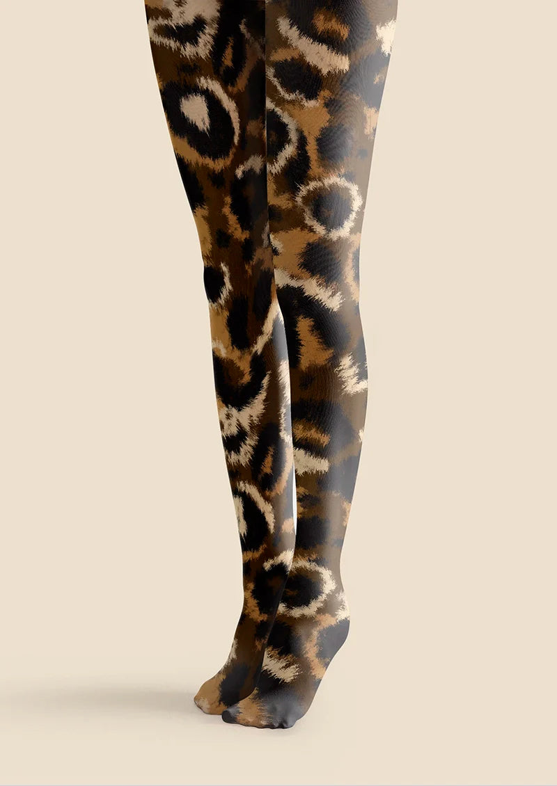 Classic Fashion Print Tights Personalized Pantyhose/Tights [Leopard's Prowl]