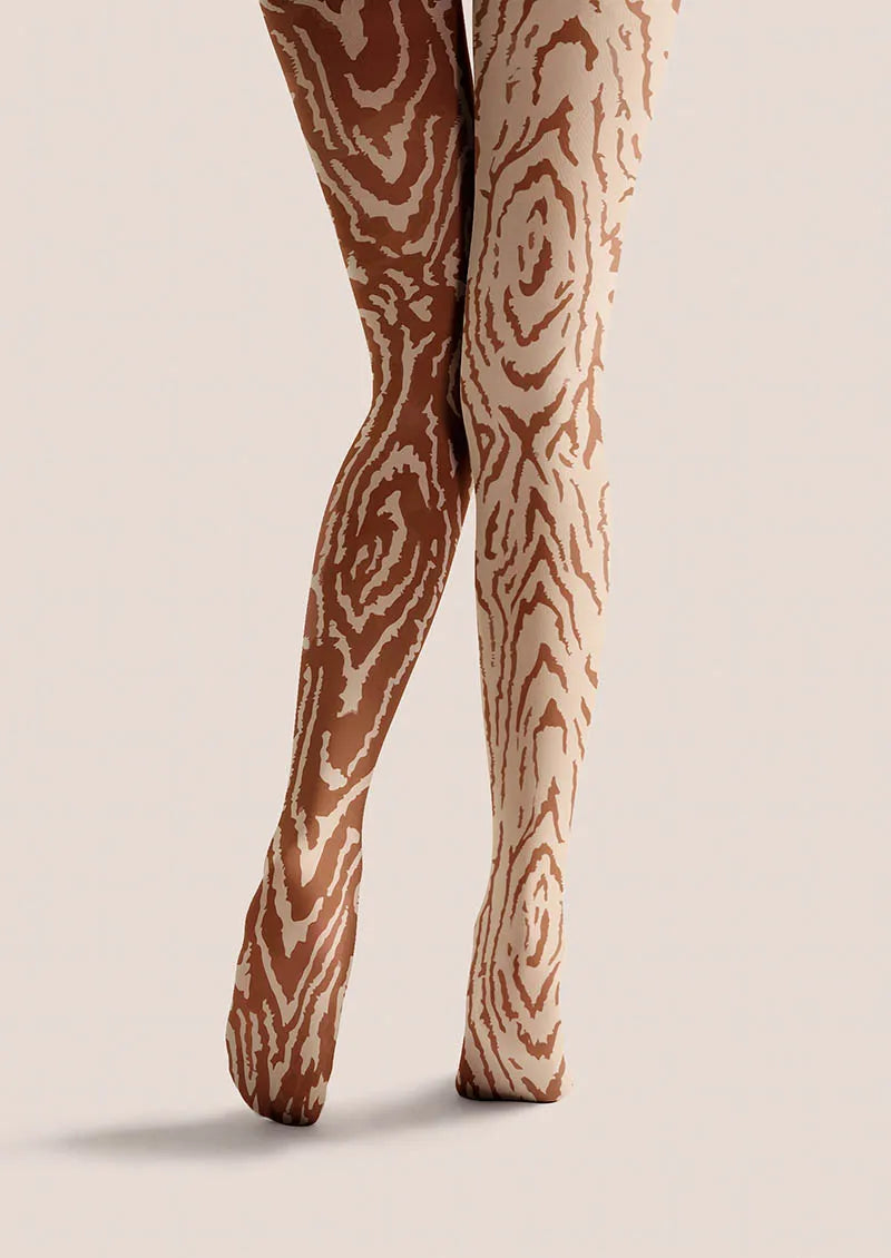 Snake Pattern Tights Hosiery Pantyhose