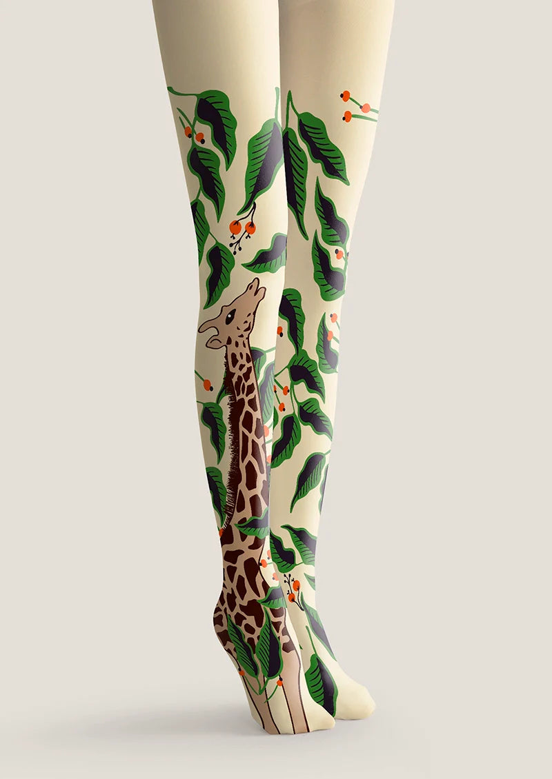 Giraffe Tights Hosiery Pantyhose