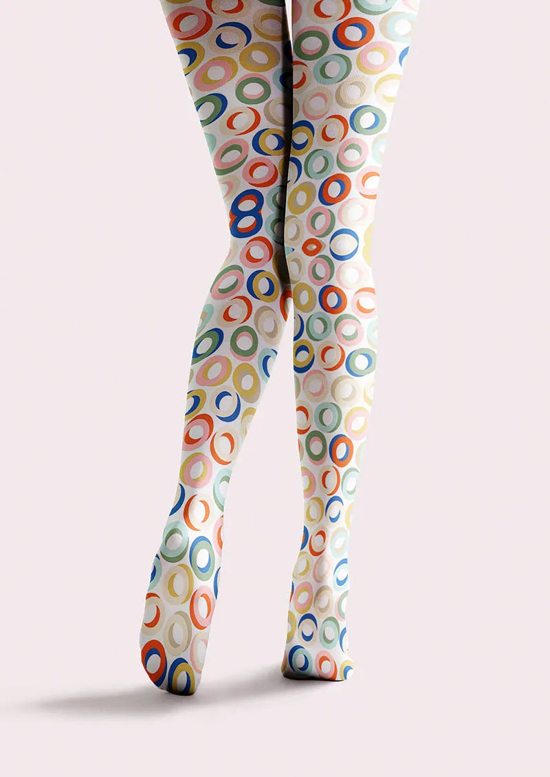 Color Dots Tights Hosiery Pantyhose