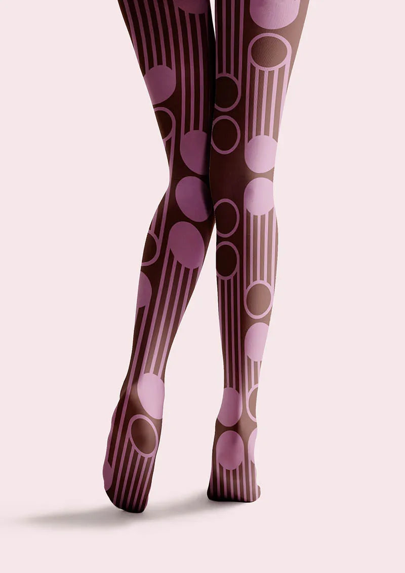 Pop Art Berry Dots Tights Hosiery Pantyhose