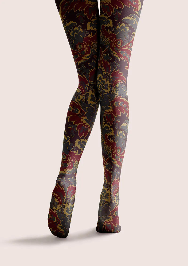 Baroque Bloom Golden Age Tights Hosiery Pantyhose