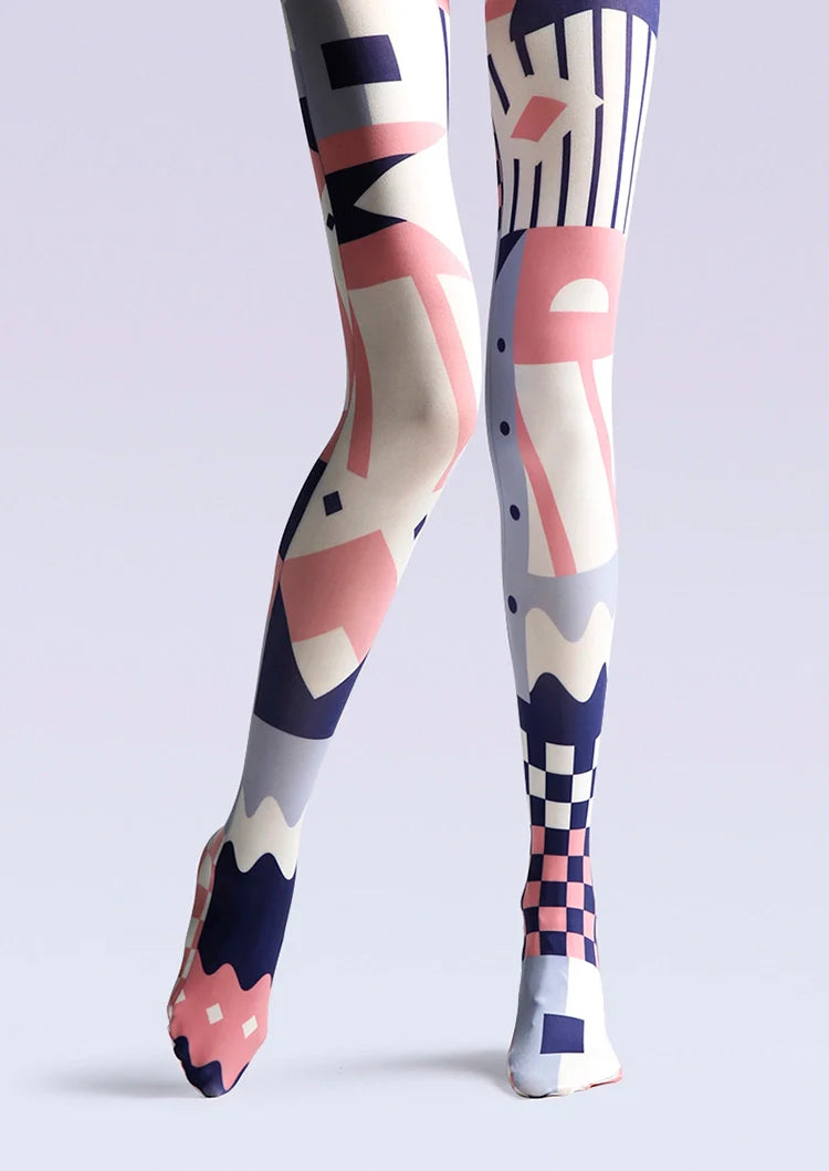 PopArt Print Tights Avant-garde Pantyhose/Tights [Pop Art Gobert]