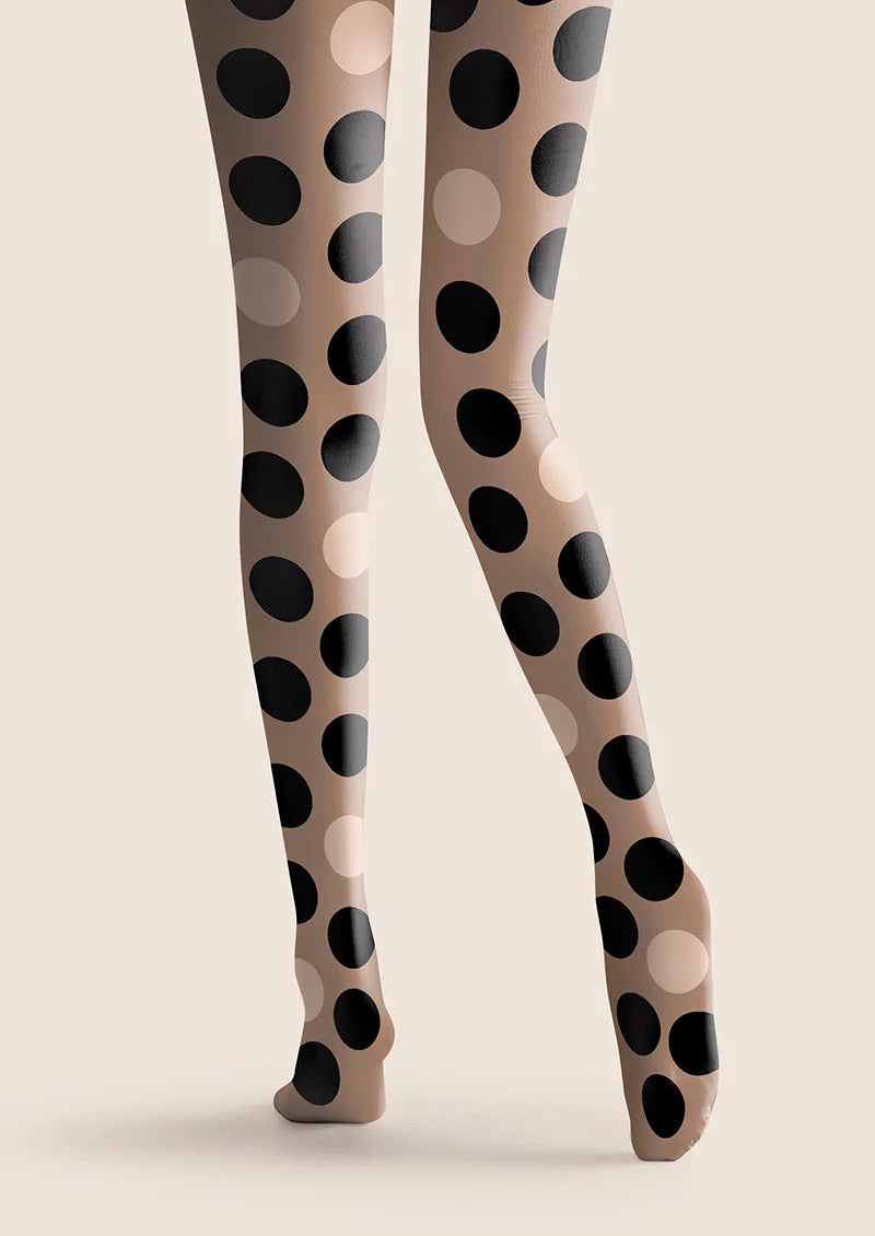 Bubble Tea Polka Dots Tights Hosiery Pantyhose