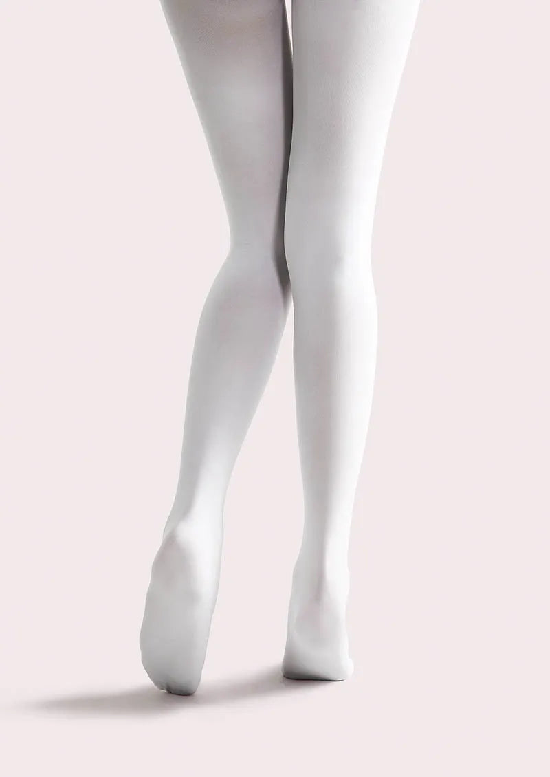 White Botanical Collage Y2K Style Tights Hosiery Pantyhose