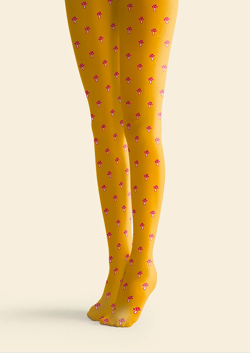 Little Mushroom Polka Dots Tights Hosiery Pantyhose