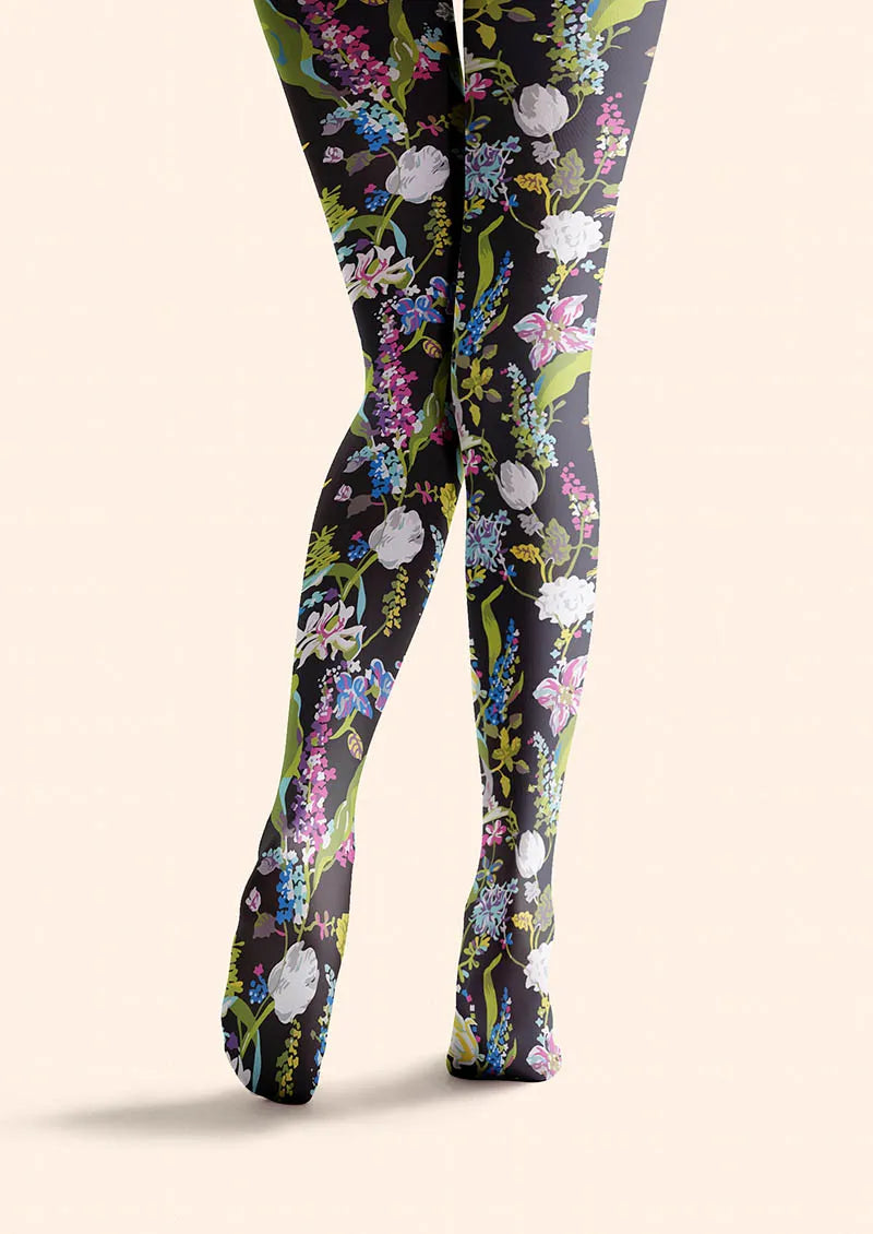 Floral pattern Wild Florals Tights Hosiery Pantyhose