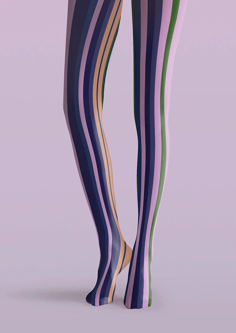 Purple stripes Tights Hosiery Pantyhose