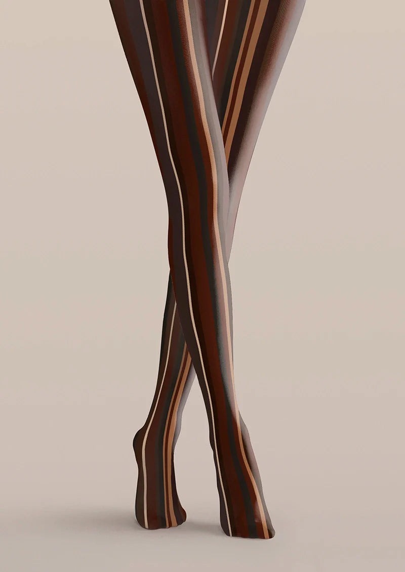 Staff of Afterglow Striped Tights Hosiery Pantyhose