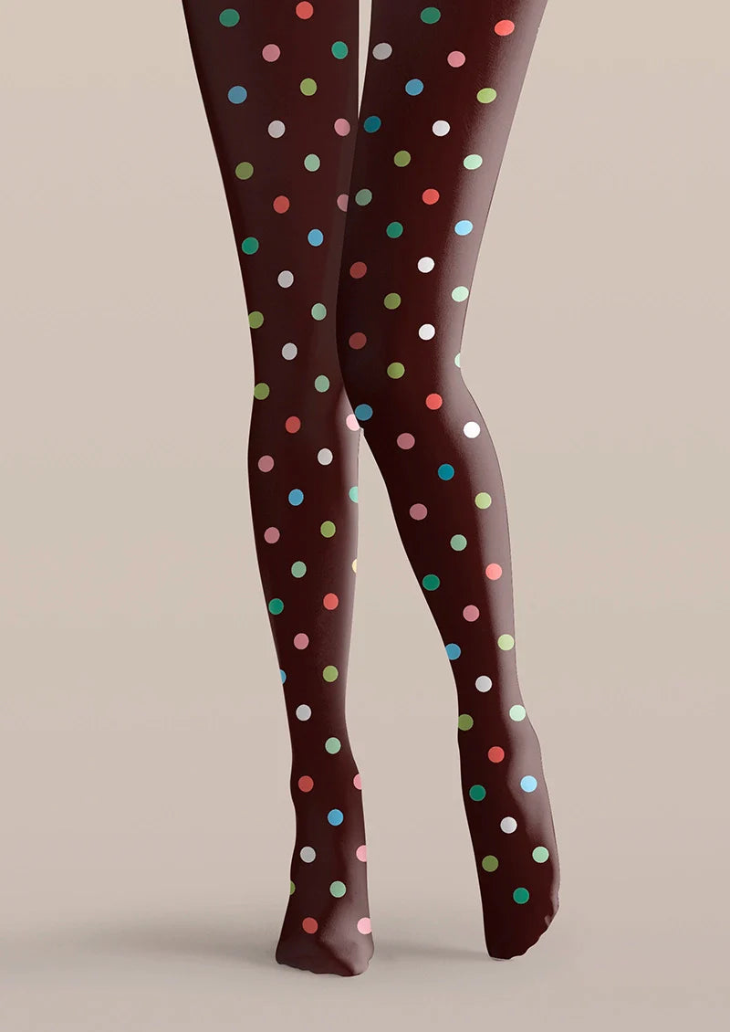 Colorful Polka Dots Tights Hosiery Pantyhose