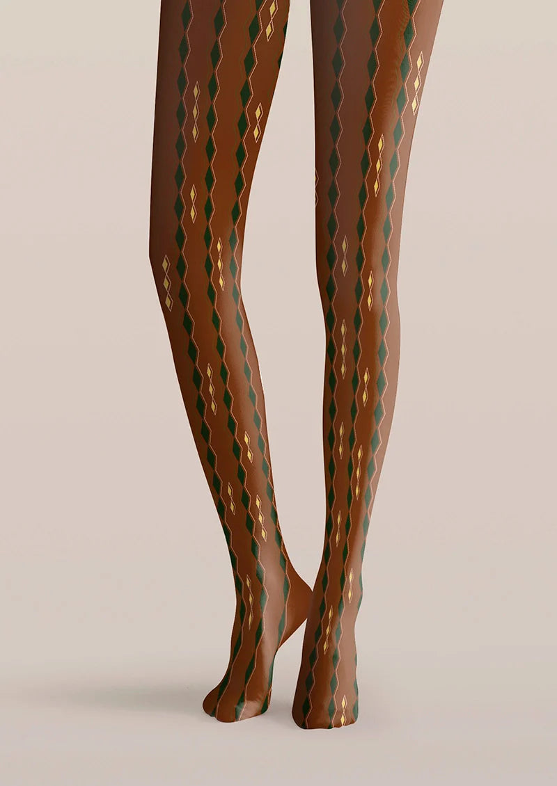 Diamond stripes Tights Hosiery Pantyhose