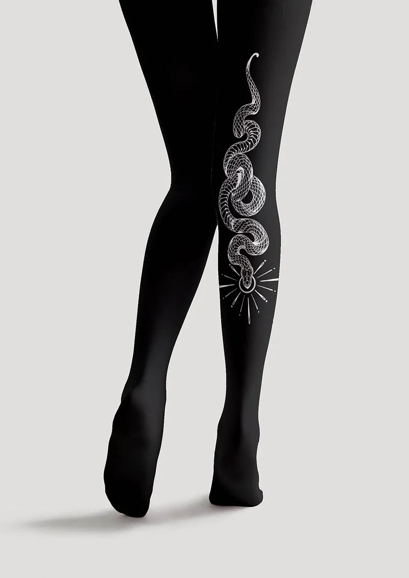 Bohemia Serpent Omen Tights Hosiery Pantyhose