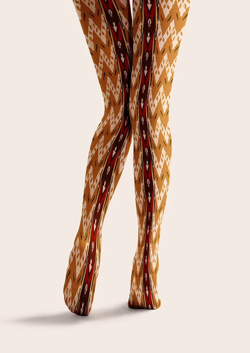 Caramel Lines Tights Hosiery Pantyhose