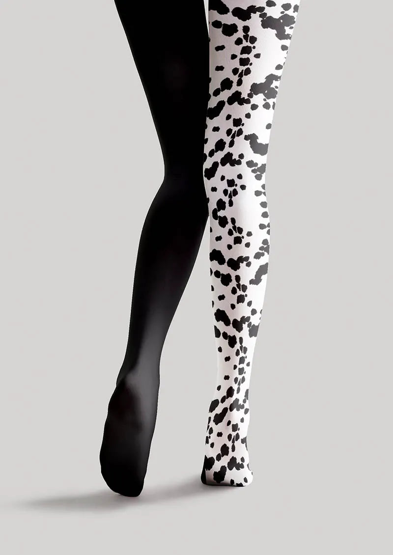 Geometric Art Ink Splash Tights Hosiery Pantyhose