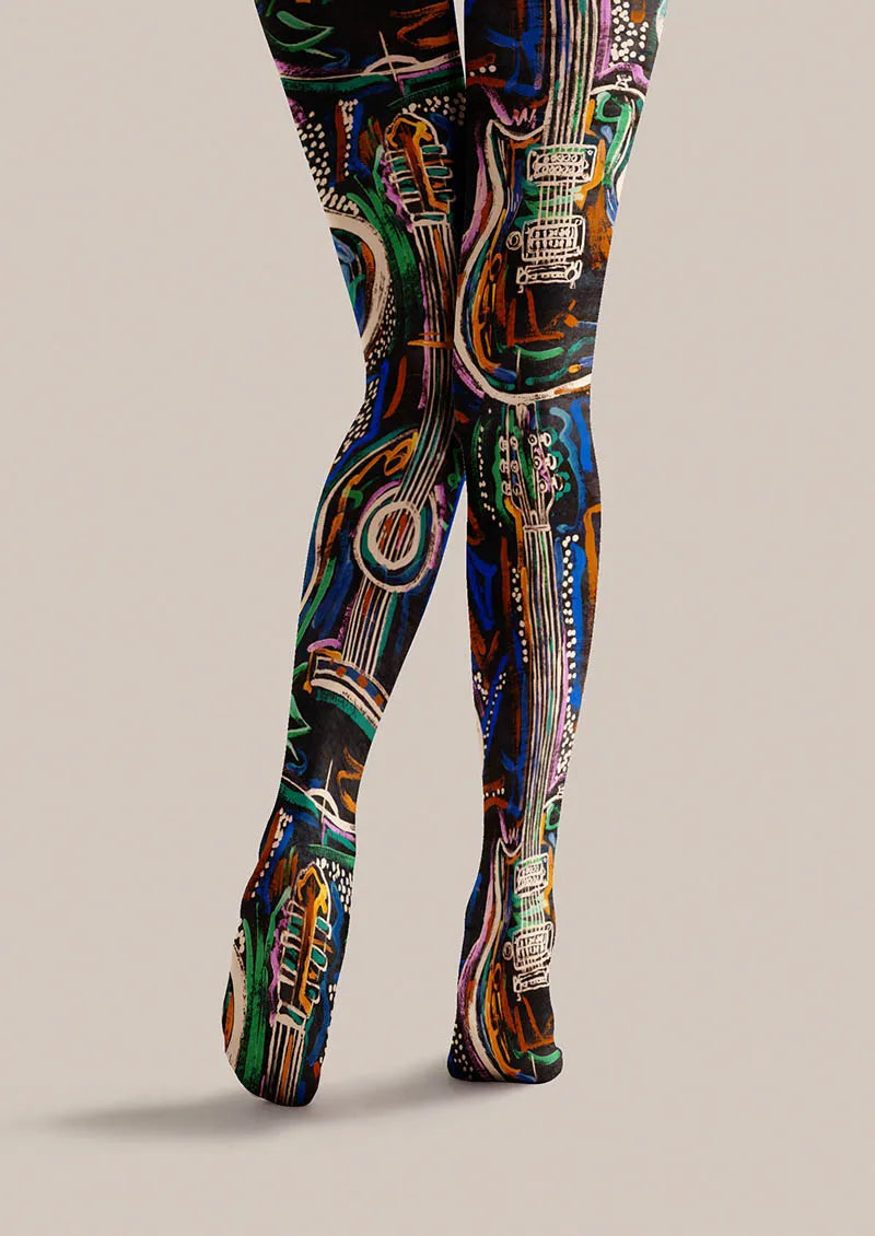 Musical elements Electro Circuit Tights Hosiery Pantyhose