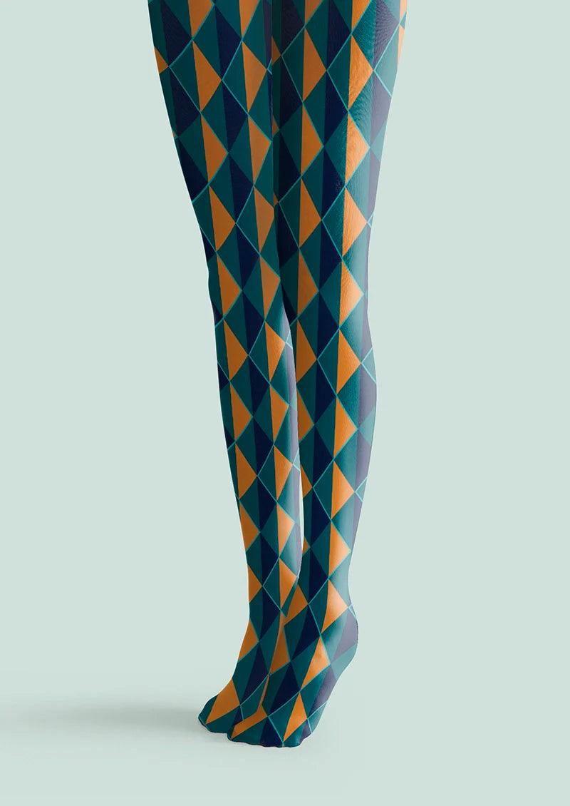 Infinite Rhombus Tights Hosiery Pantyhose